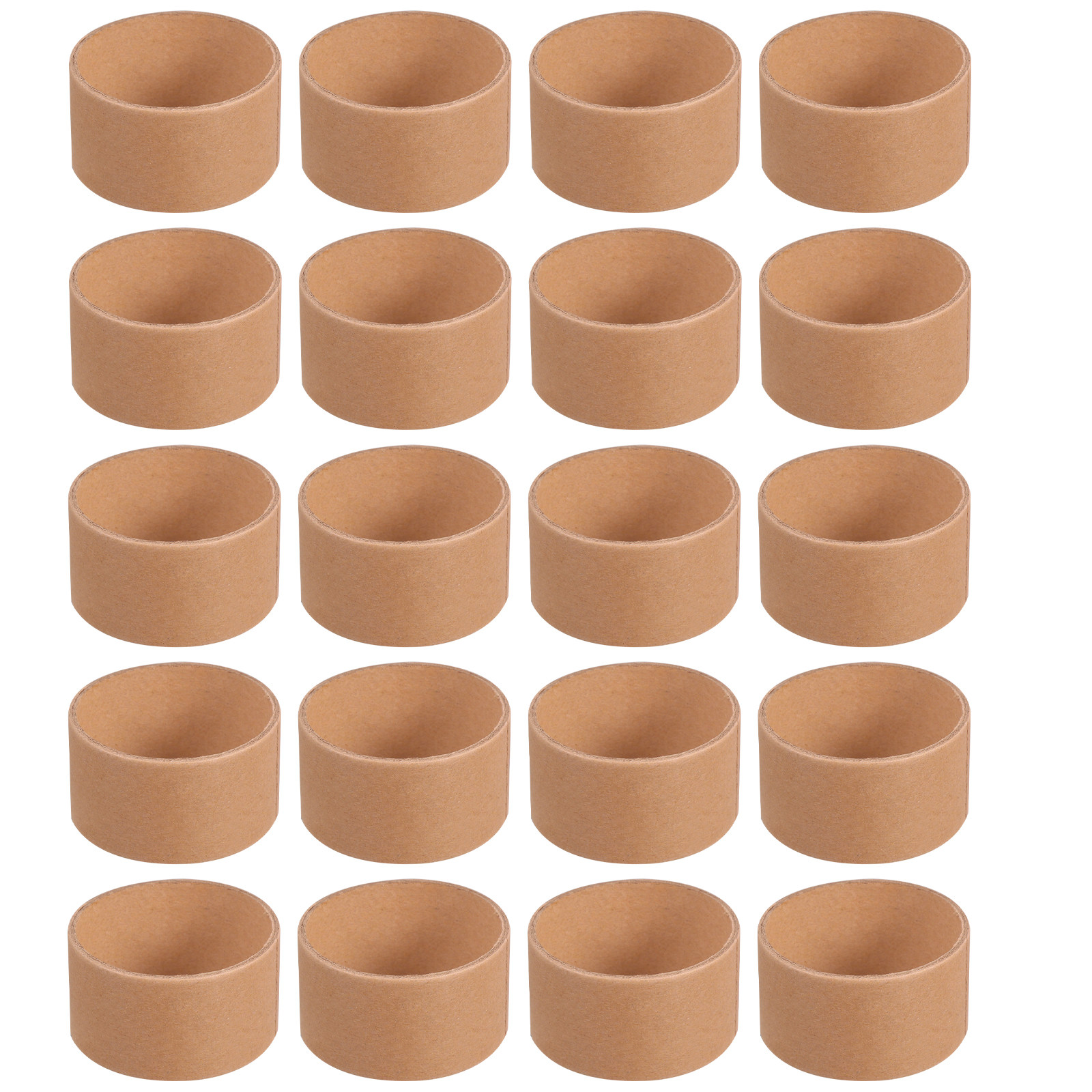 Art Craft With Paper - 20Pcs Round Brown Cardboard Tubes for