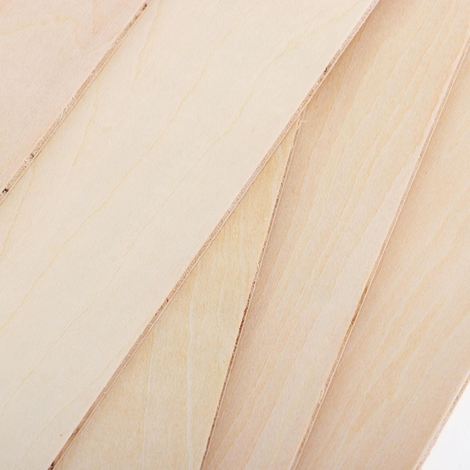 10Pcs Wood Sheets Unfinished B - đánh giá và giá Art Craft House Making