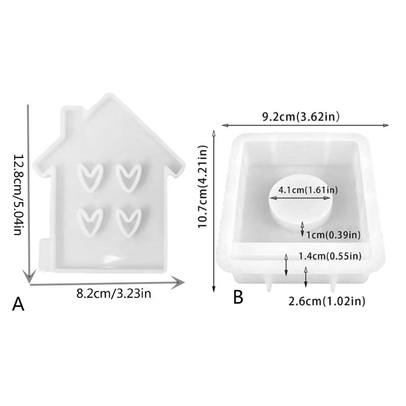 Khuôn giữ nến Love House cho n - đánh giá và giá Art Craft House Making