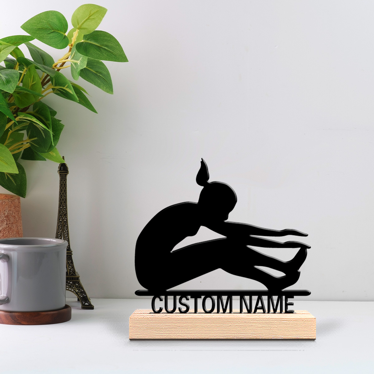 1pc Abstract Long jump Custom  - đánh giá và giá Art Craft Letter A