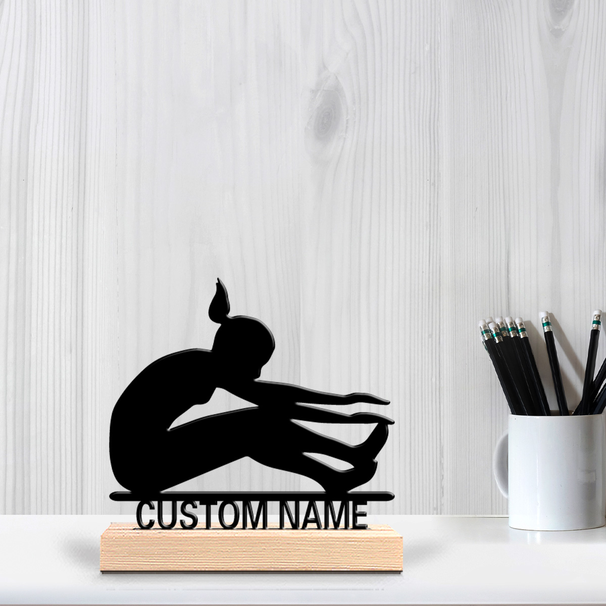 1pc Abstract Long jump Custom  - đánh giá và giá Art Craft Letter A