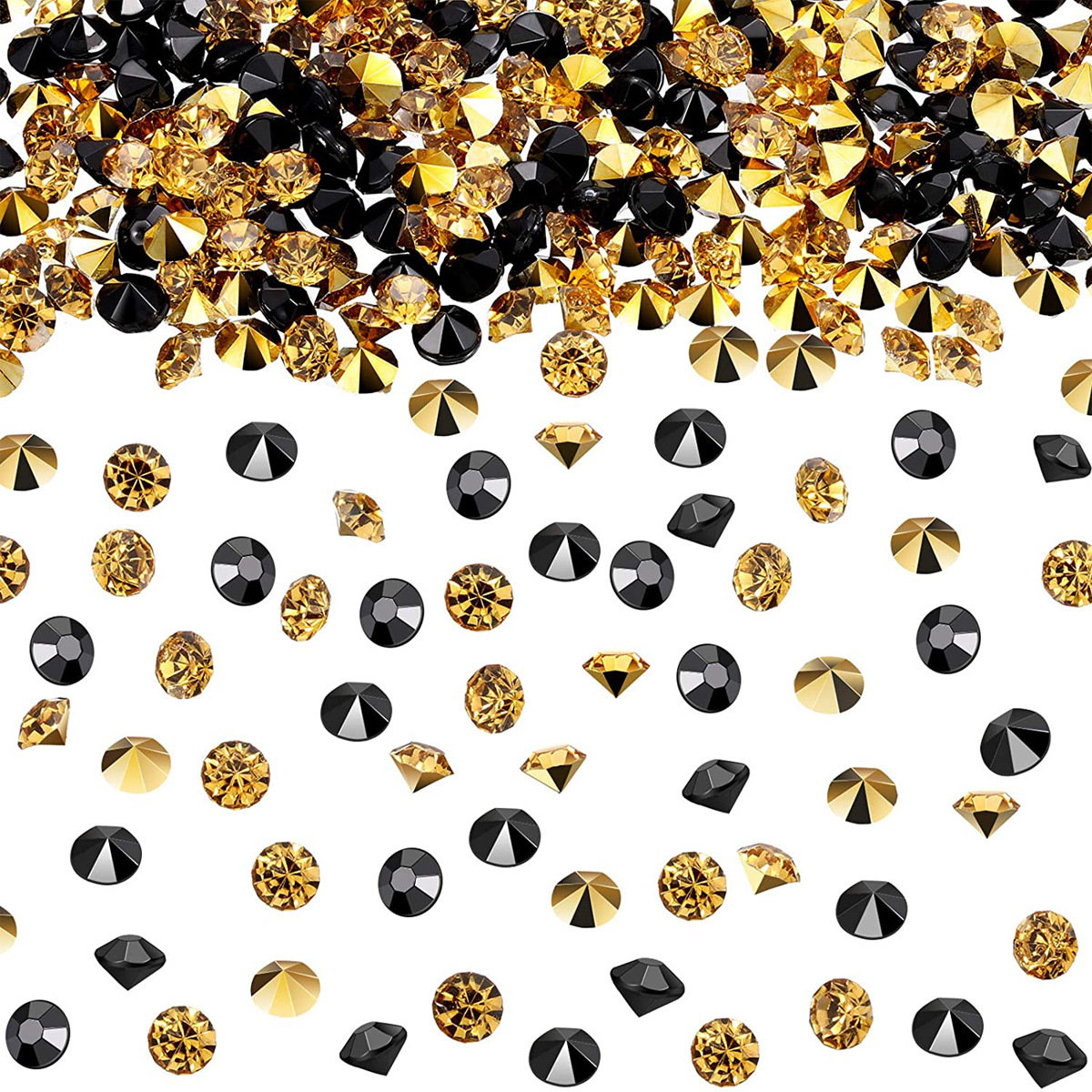 1000pcs Gold Pointed Rhineston - đánh giá và giá Art Craft House Making