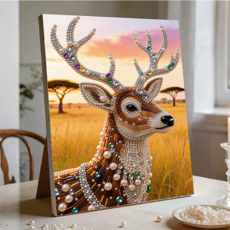 DIY Pearl Diamond Art Kit Hand - đánh giá và giá Art Craft Zebra