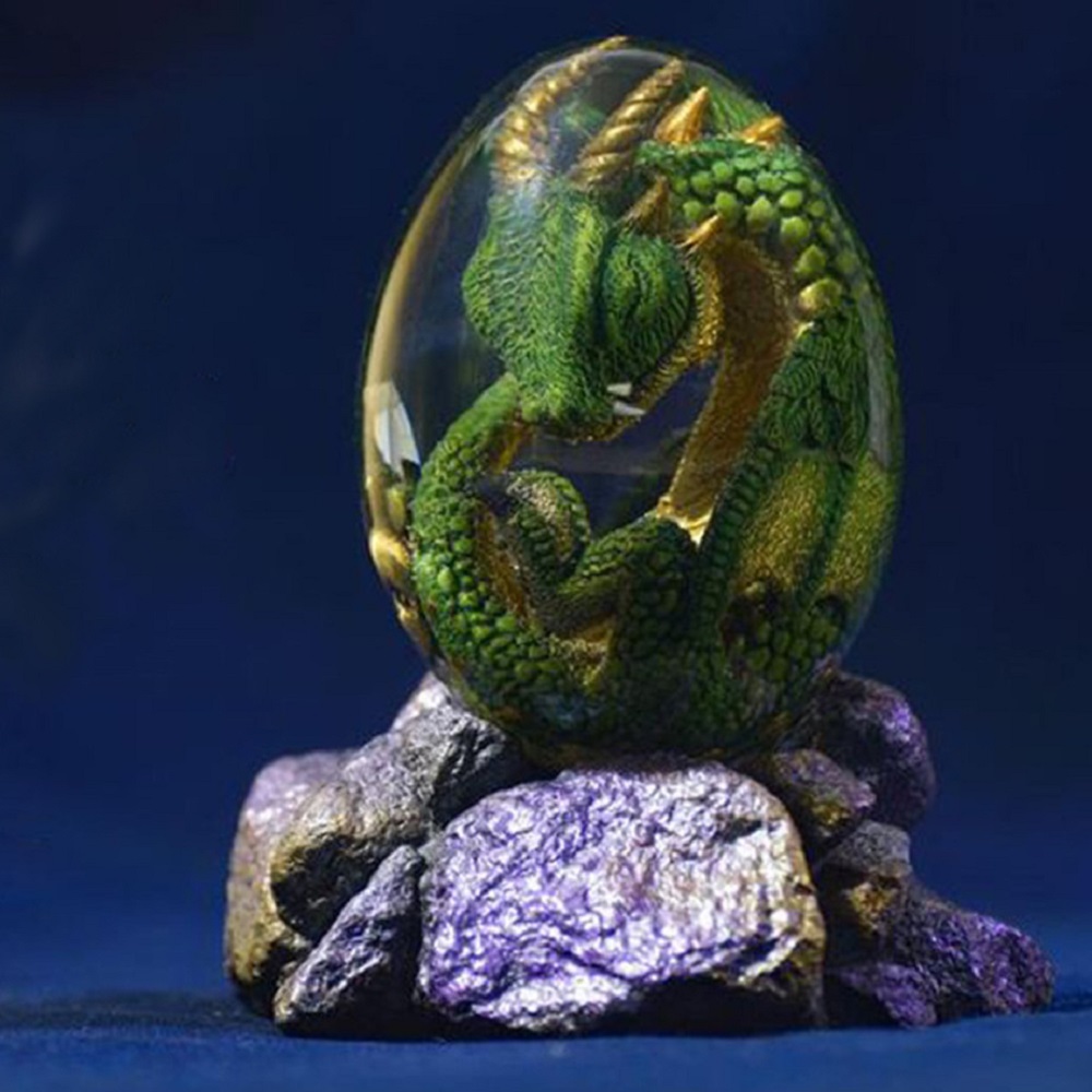 Lava Dragon Egg Statue With St - đánh giá và giá Art Craft Dinosaur