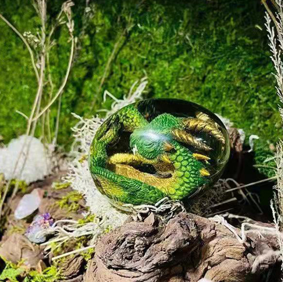 Lava Dragon Egg Statue With St - đánh giá và giá Art Craft Dinosaur