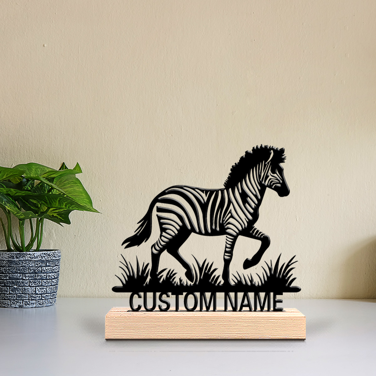 1pc Zebra Customizable Letter  - đánh giá và giá Art Craft Zebra