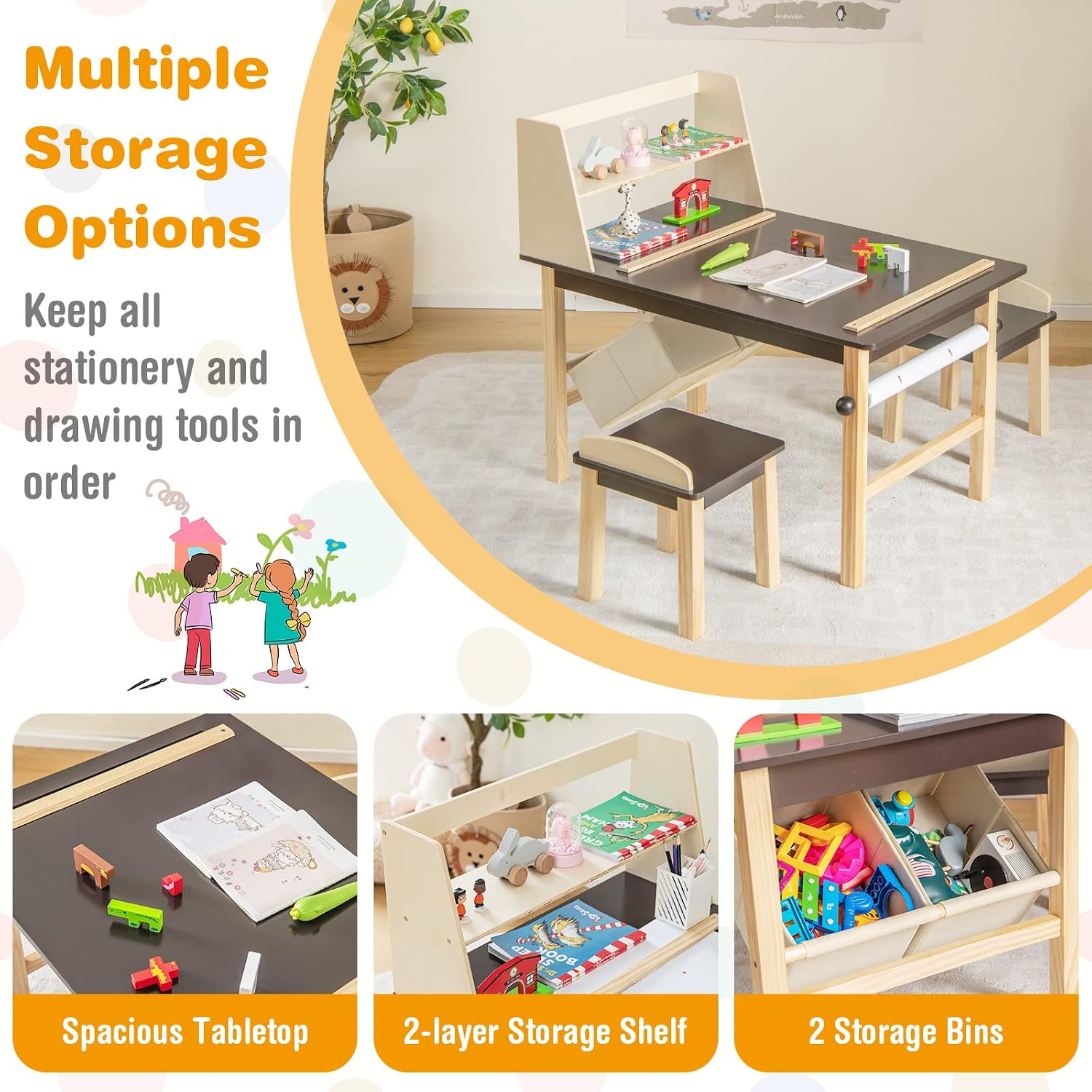 Kids Art Table and Chair Set,  - đánh giá và giá Art Craft Toddlers