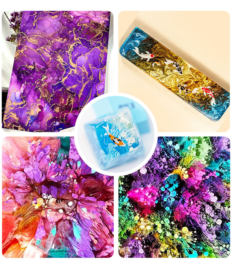 10ml Alcohol Ink Art Epoxy Res - đánh giá và giá Alcohol Ink Set