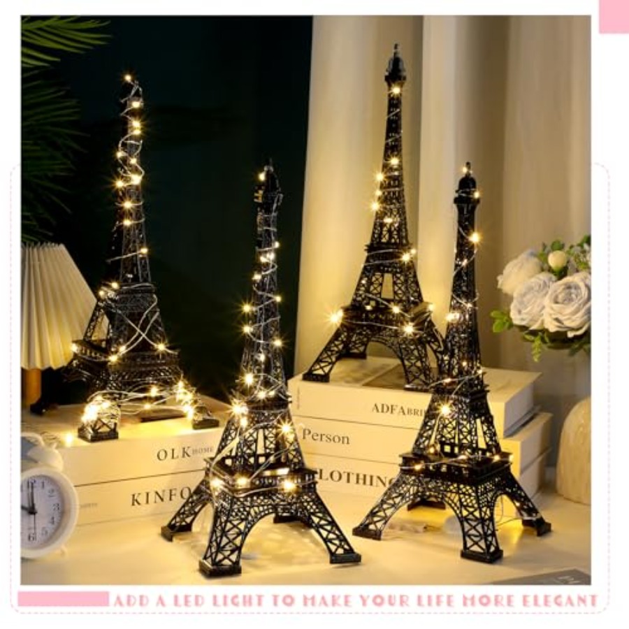 6 Pcs 15'' Eiffel Tower Statue - đánh giá và giá Art Craft Model
