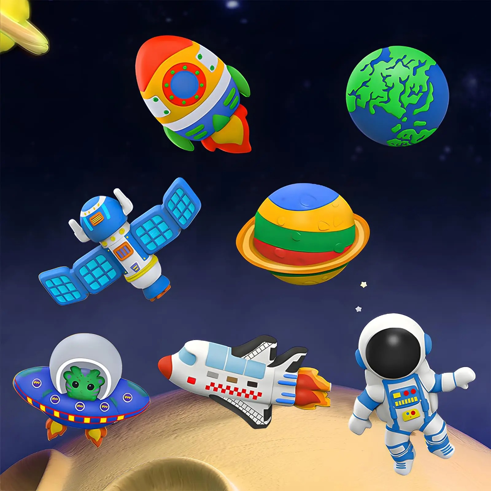 Space DIY Gypsum Kit for Kids  - đánh giá và giá Art Craft Toddlers