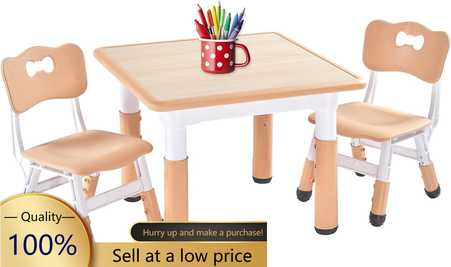 Kids Table and 2 Chairs Set, H - đánh giá và giá Art Craft Toddlers