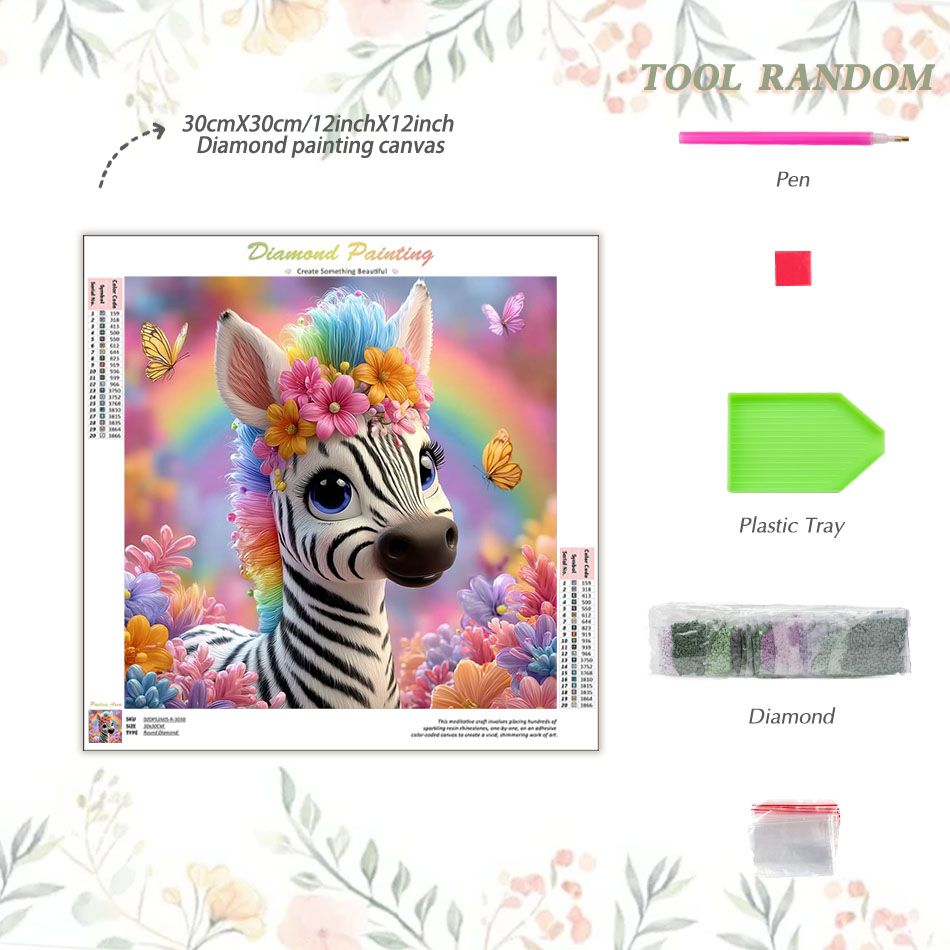 CHENISTORY Zebra 5d Diamond Pa - đánh giá và giá Art Craft Zebra