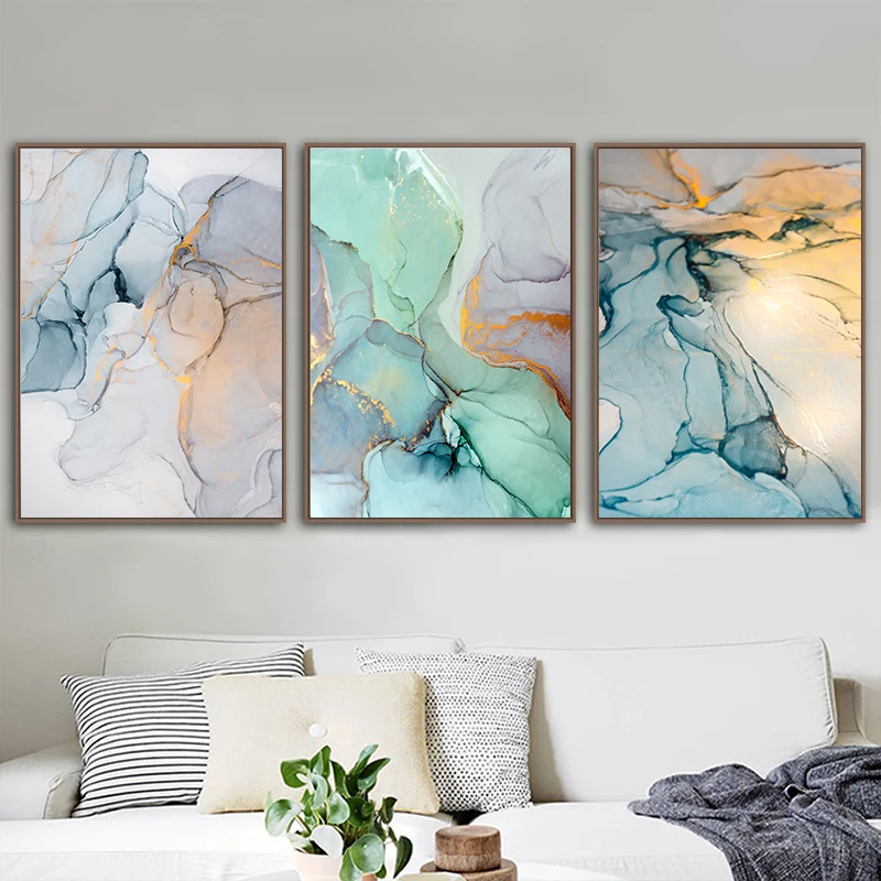 3pcs/set Teal Blue Gold Alcoho - đánh giá và giá Alcohol Ink Set