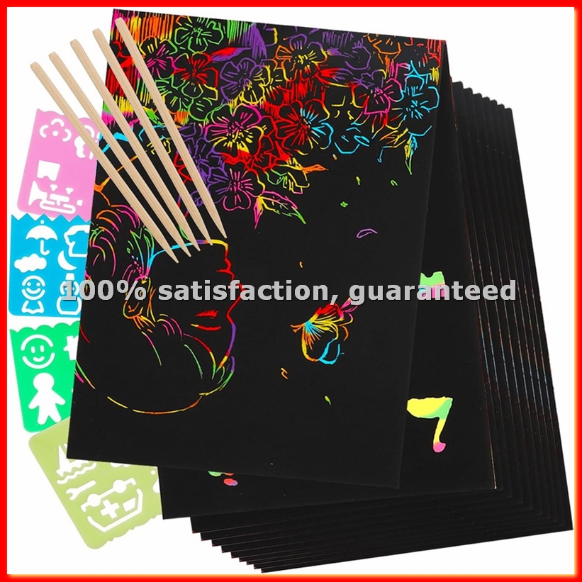 Scratch Paper Art Set, Black C - đánh giá và giá Art Craft Game