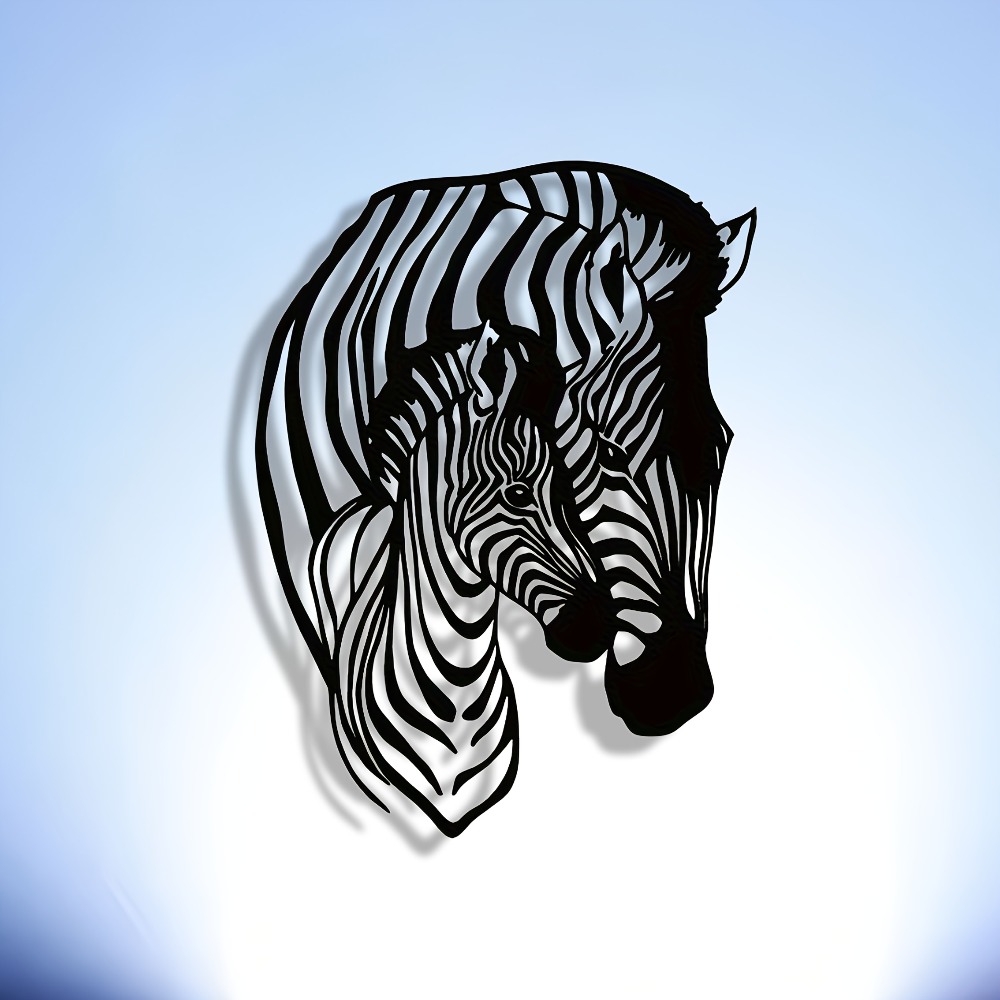 Elegant Minimalist Zebra Famil - đánh giá và giá Art Craft Zebra