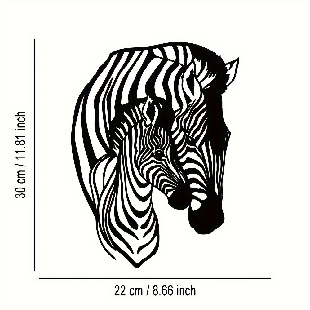 Elegant Minimalist Zebra Famil - đánh giá và giá Art Craft Zebra