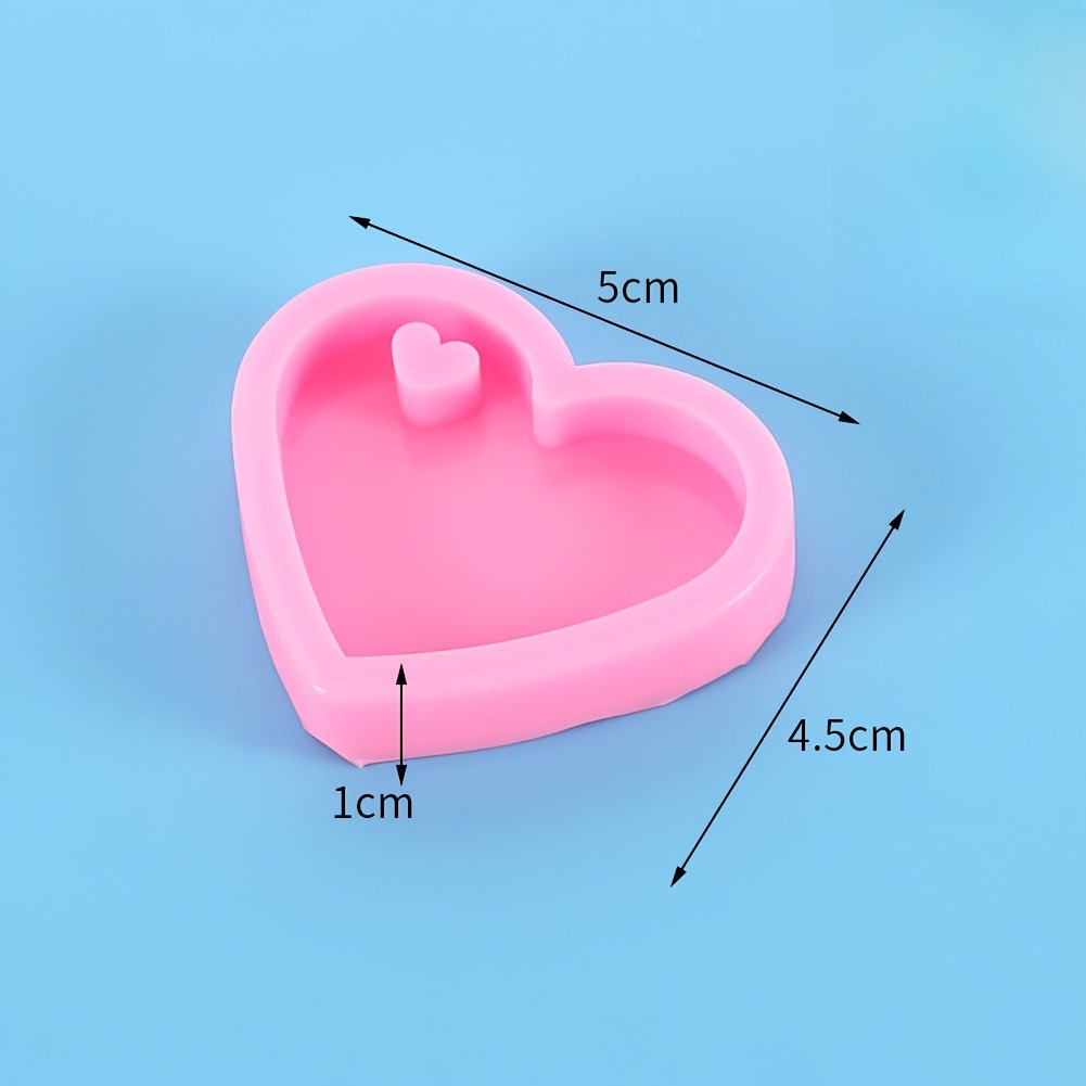 Heart Pendant Silicone Mold, R - đánh giá và giá Art Craft Model