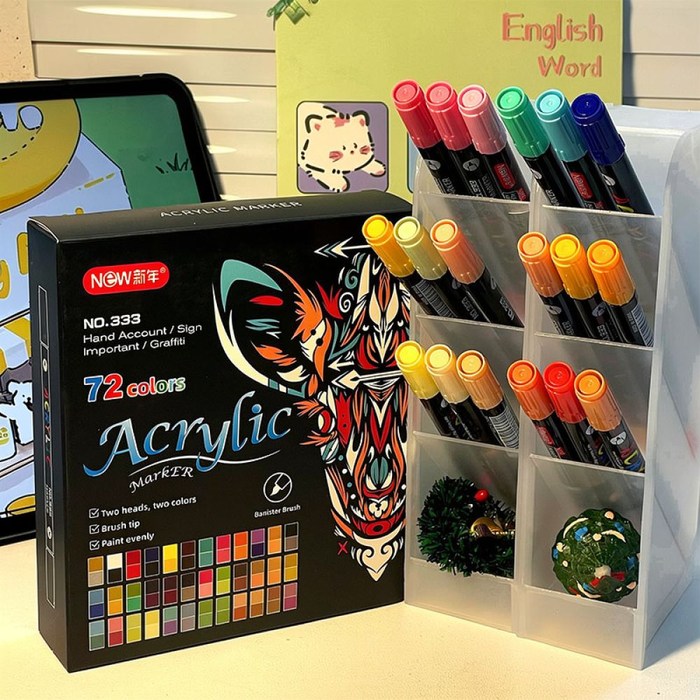 Acrylic Paint Markers Set Dual - đánh giá và giá Art Craft Letter A