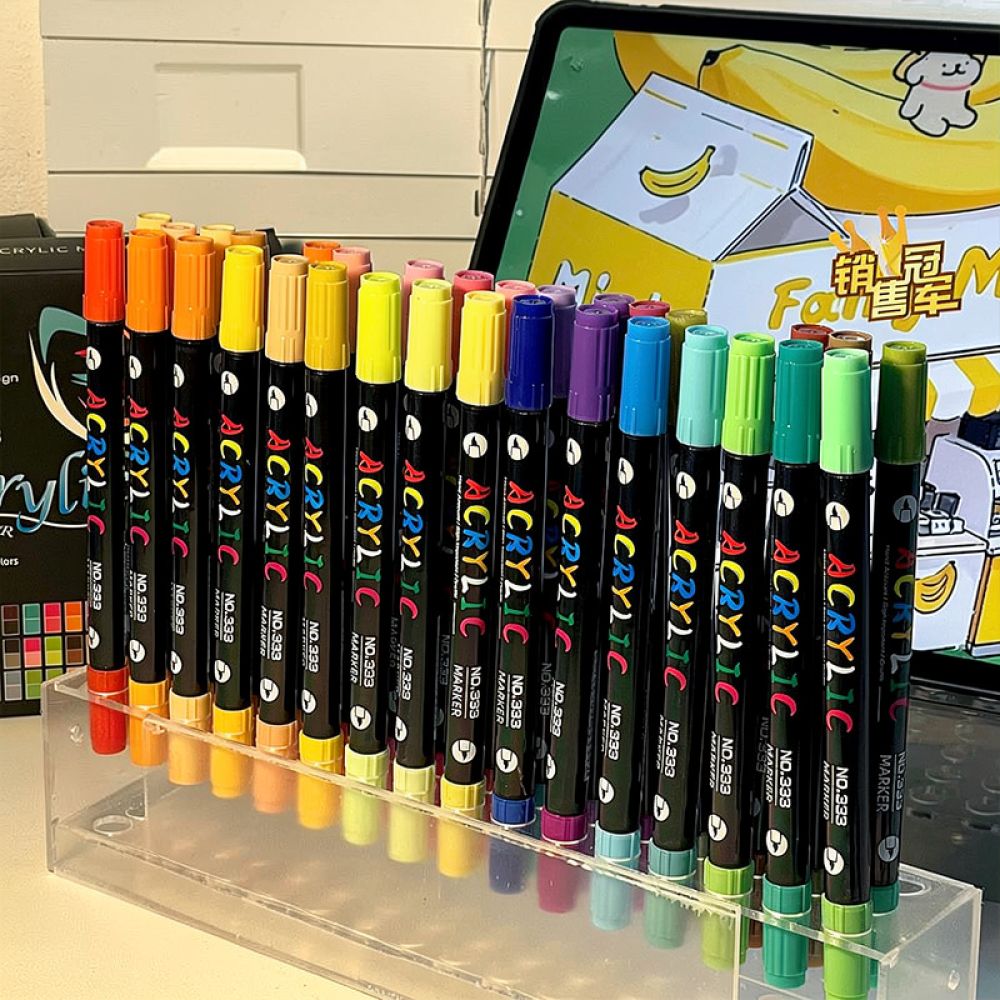 Acrylic Paint Markers Set Dual - đánh giá và giá Art Craft Letter A