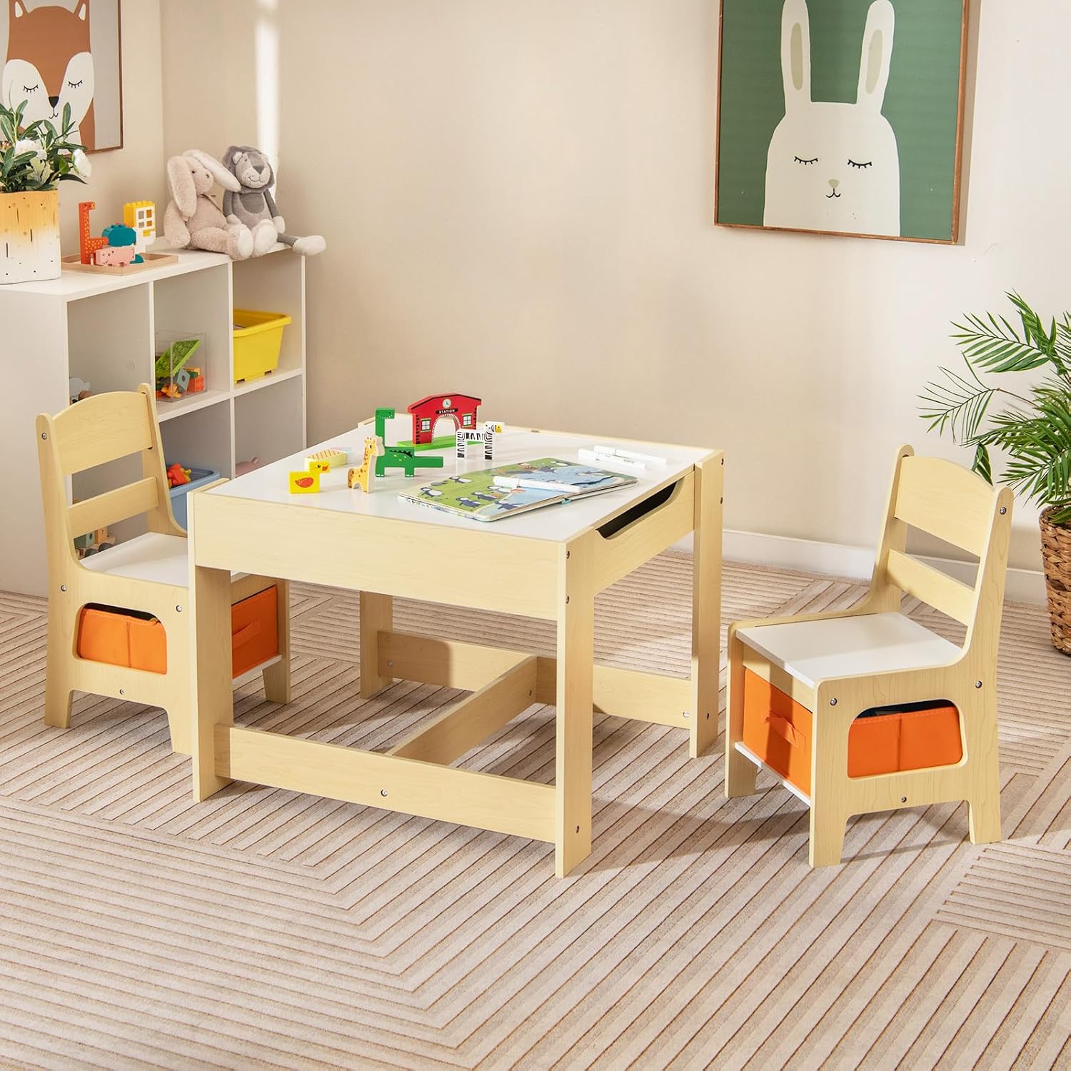 Kids Table and Chair Set, 3 in - đánh giá và giá Art Craft Toddlers