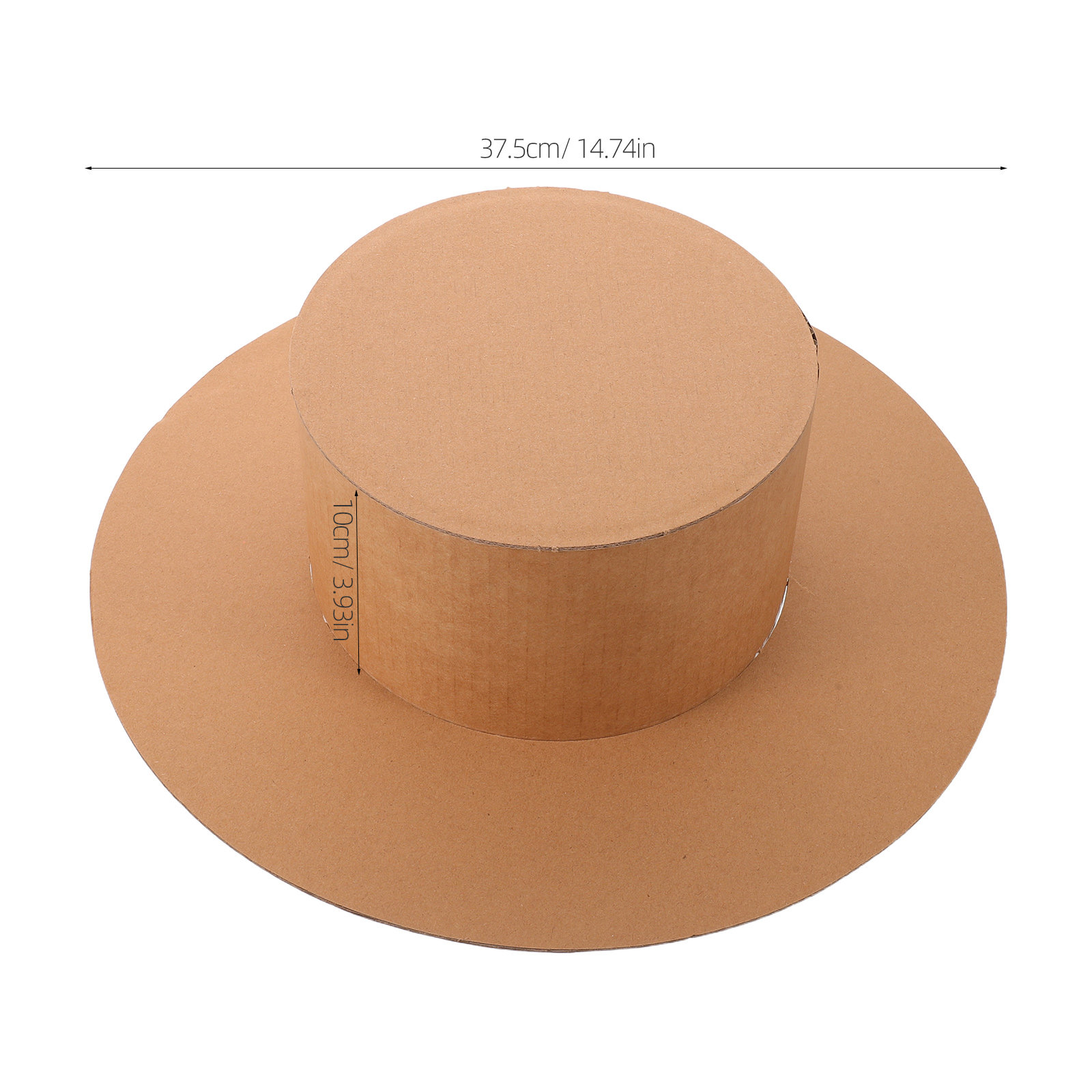 Blank Cardboard Top Hats 2 Pac - đánh giá và giá Art Craft Hat