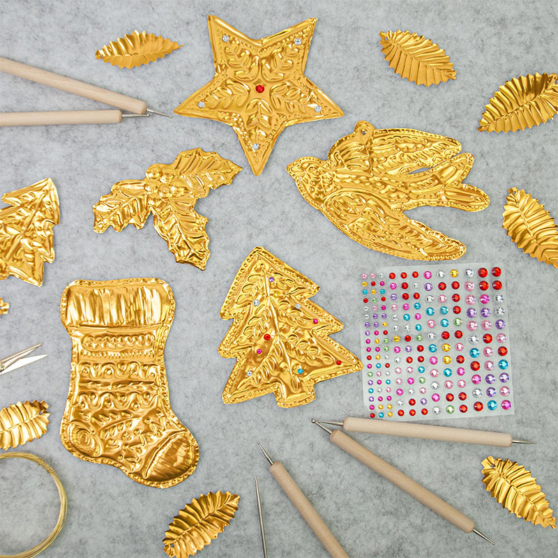 DIY Gold Foil Art Relief Chris - đánh giá và giá Art Craft With Paper