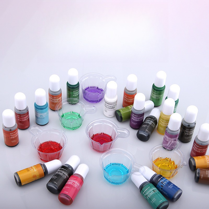 Resin Pigment Transparent Gems - đánh giá và giá Alcohol Ink Set
