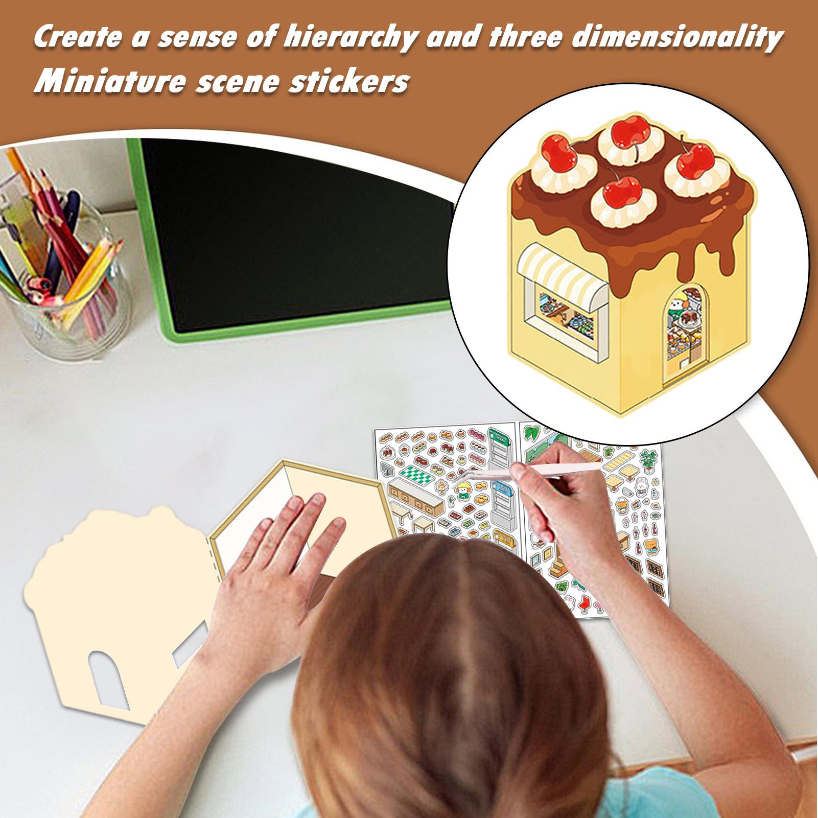 Sticker Rooms Book Miniature R - đánh giá và giá Art Craft House Making