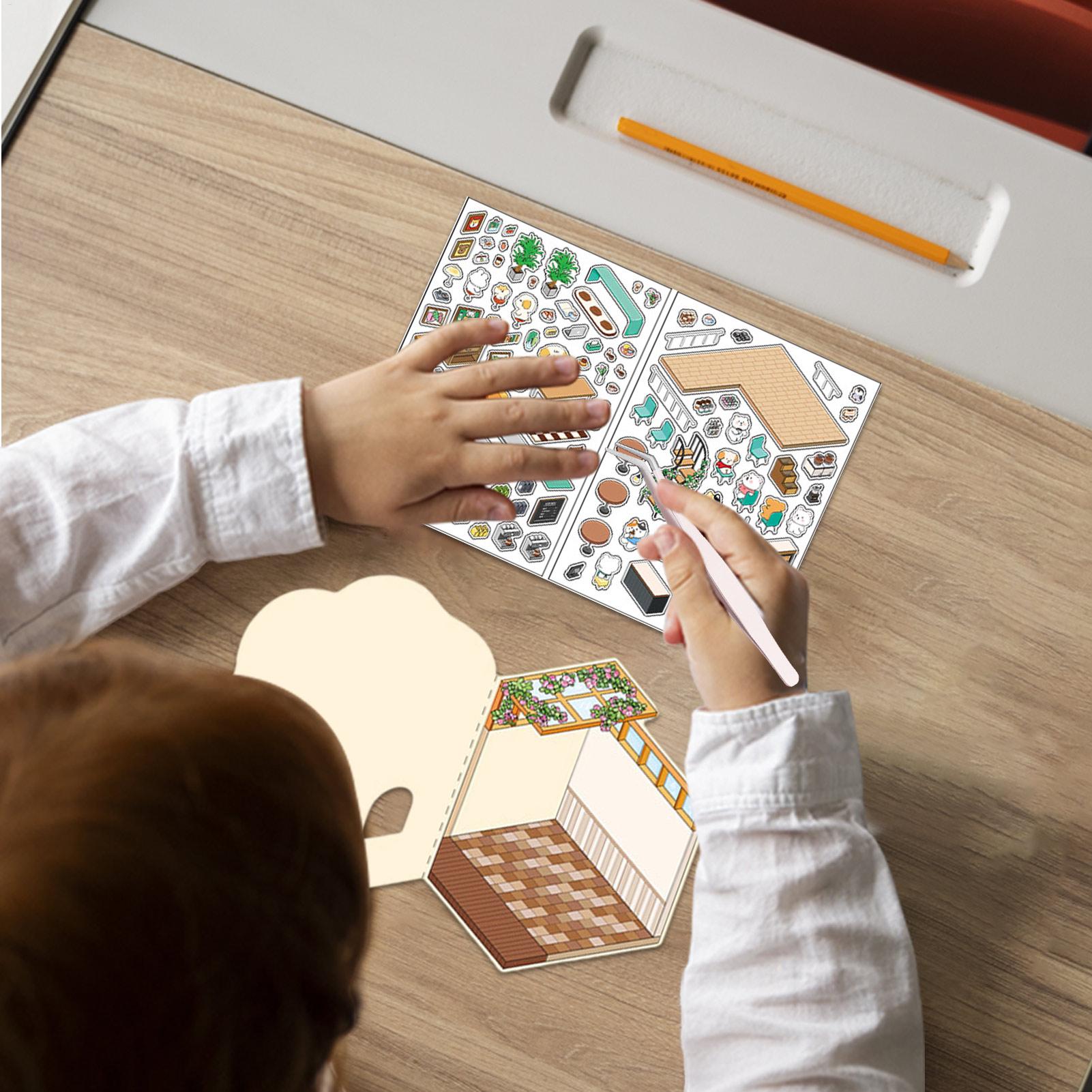 Sticker Rooms Book Miniature R - đánh giá và giá Art Craft House Making