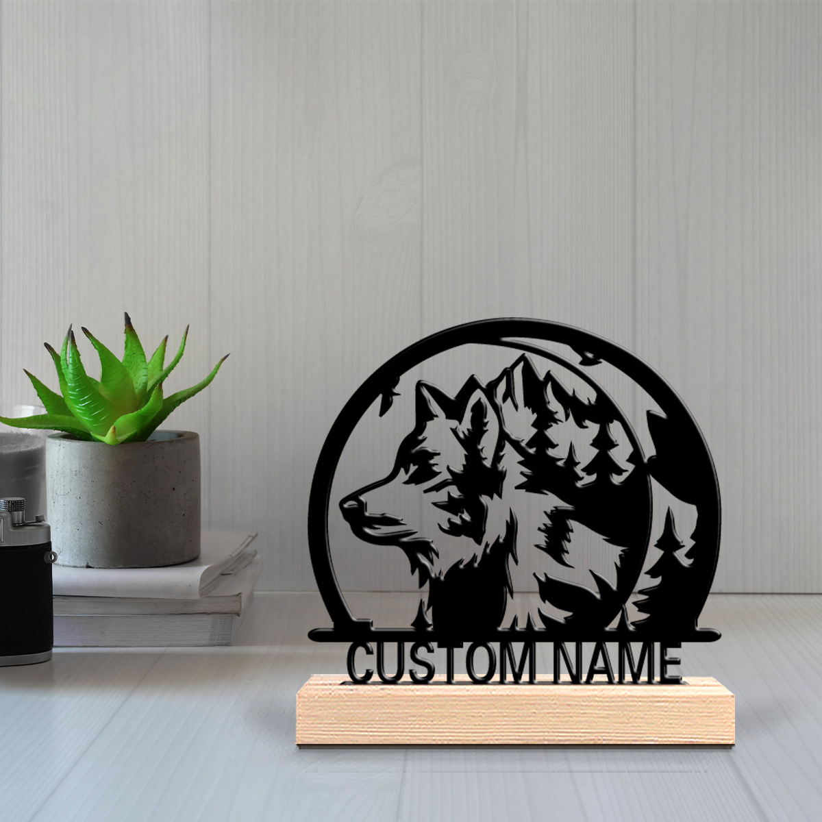1pc Mountain wolves Customizab - đánh giá và giá Art Craft Letter A