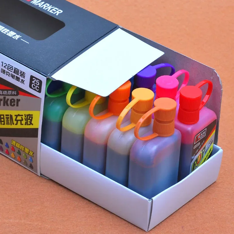 12 Color 25ml Bottled Marker I - đánh giá và giá Alcohol Ink Set