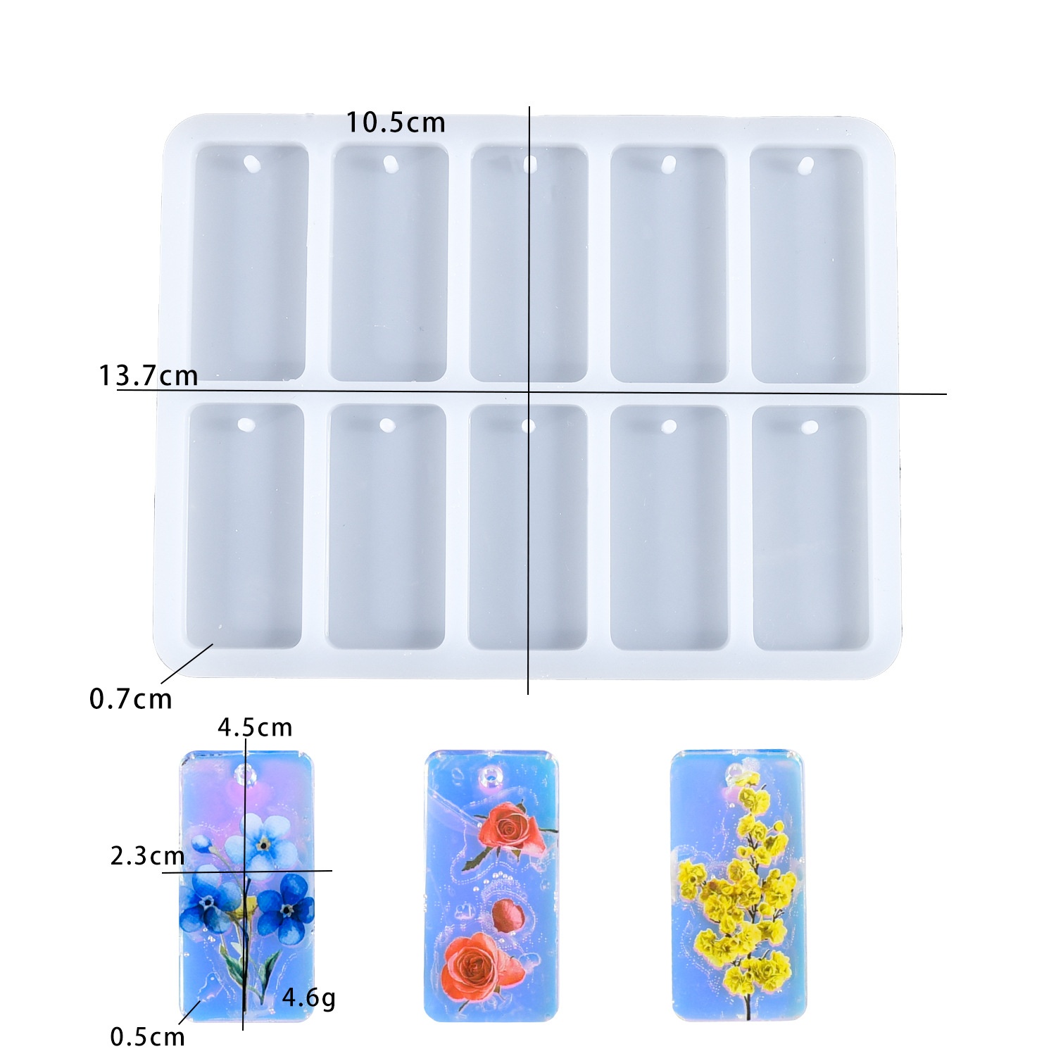 DIY epoxy resin mold 10-connec - đánh giá và giá Art Craft Model