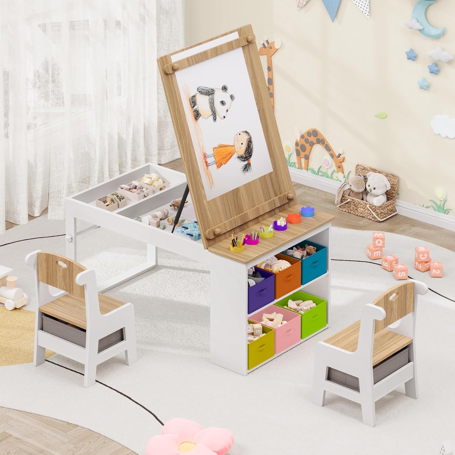 Kids Art Table and Chairs, Tod - đánh giá và giá Art Craft Toddlers