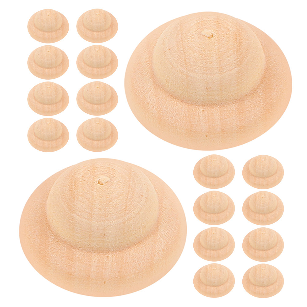 20Pcs Wooden Peg Hat Unfinishe - đánh giá và giá Art Craft Hat