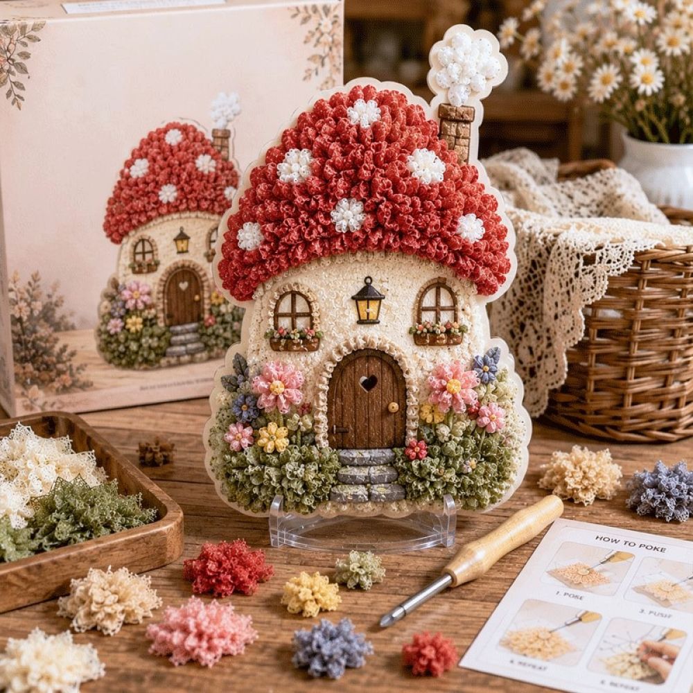 Creative 3D Fabric Poke Art Ki - đánh giá và giá Art Craft Bakery