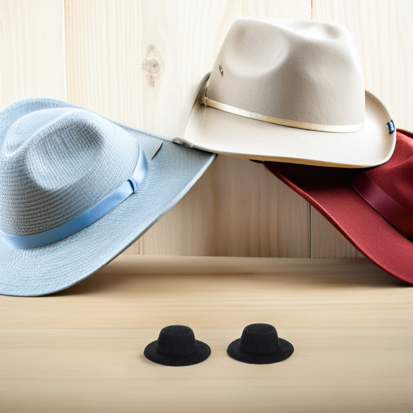 Miniature Black Top Hats 40Pcs - đánh giá và giá Art Craft Hat