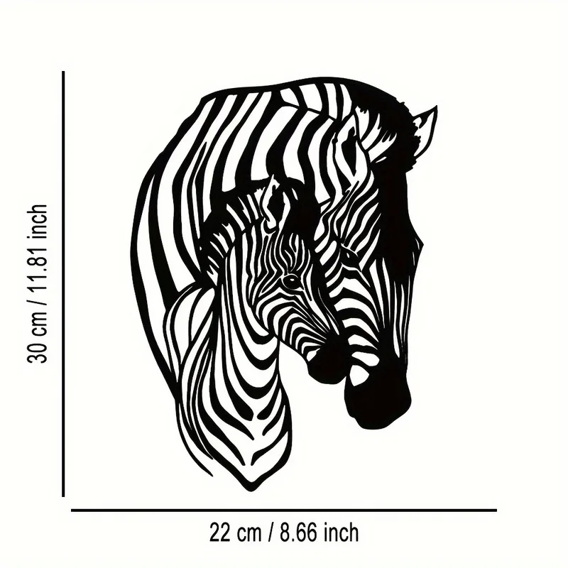 Elegant Minimalist Zebra Famil - đánh giá và giá Art Craft Zebra