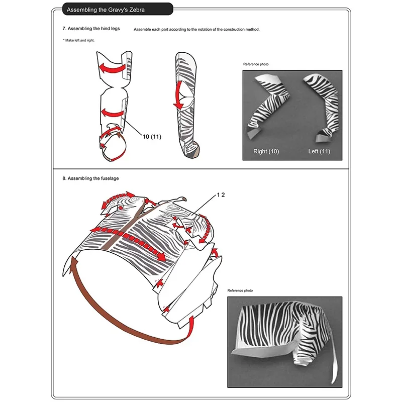 Zebra Origami Art Mini 3D Fold - đánh giá và giá Art Craft Zebra