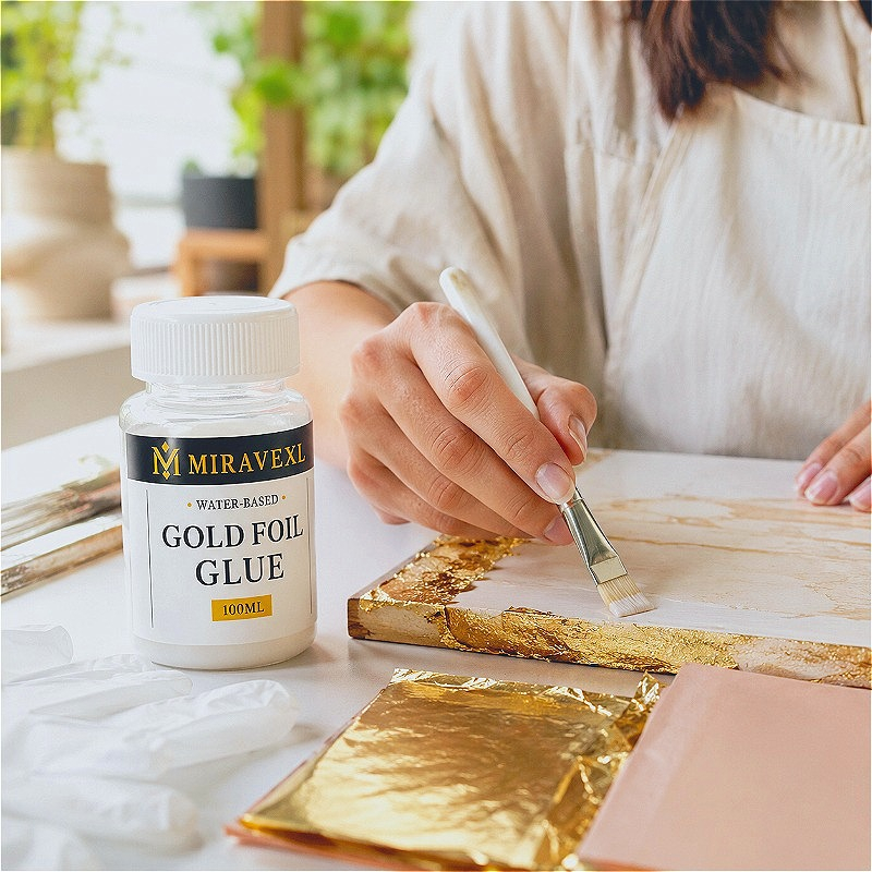 50/100ml Water Based Gold Foil - đánh giá và giá Art Craft House Making