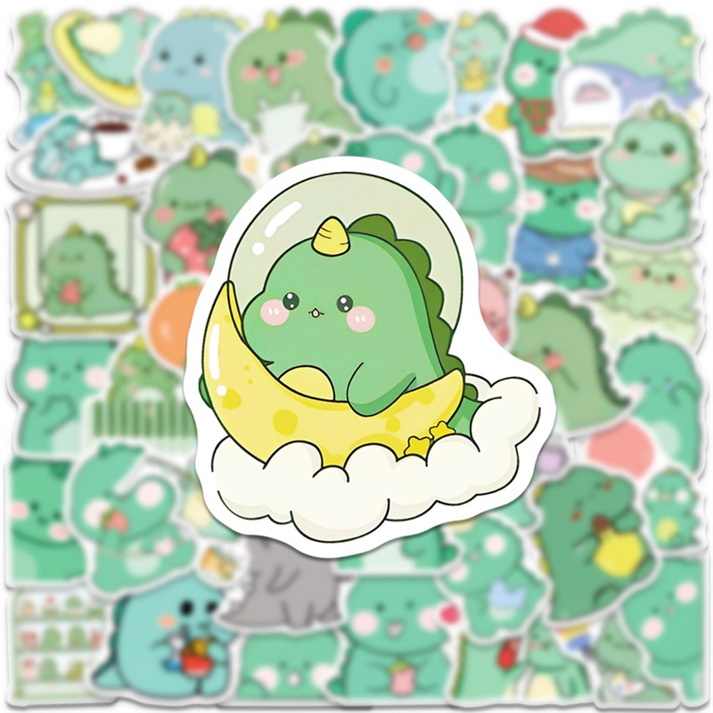 10/30/50PCS Kawaii Green Dinos - đánh giá và giá Art Craft Dinosaur