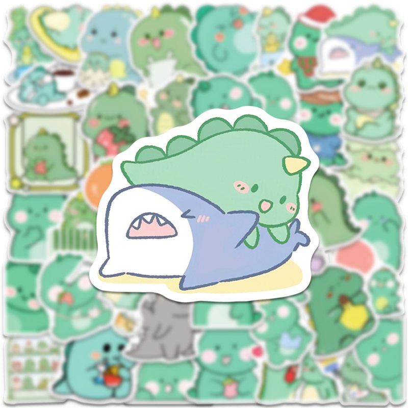 10/30/50PCS Kawaii Green Dinos - đánh giá và giá Art Craft Dinosaur