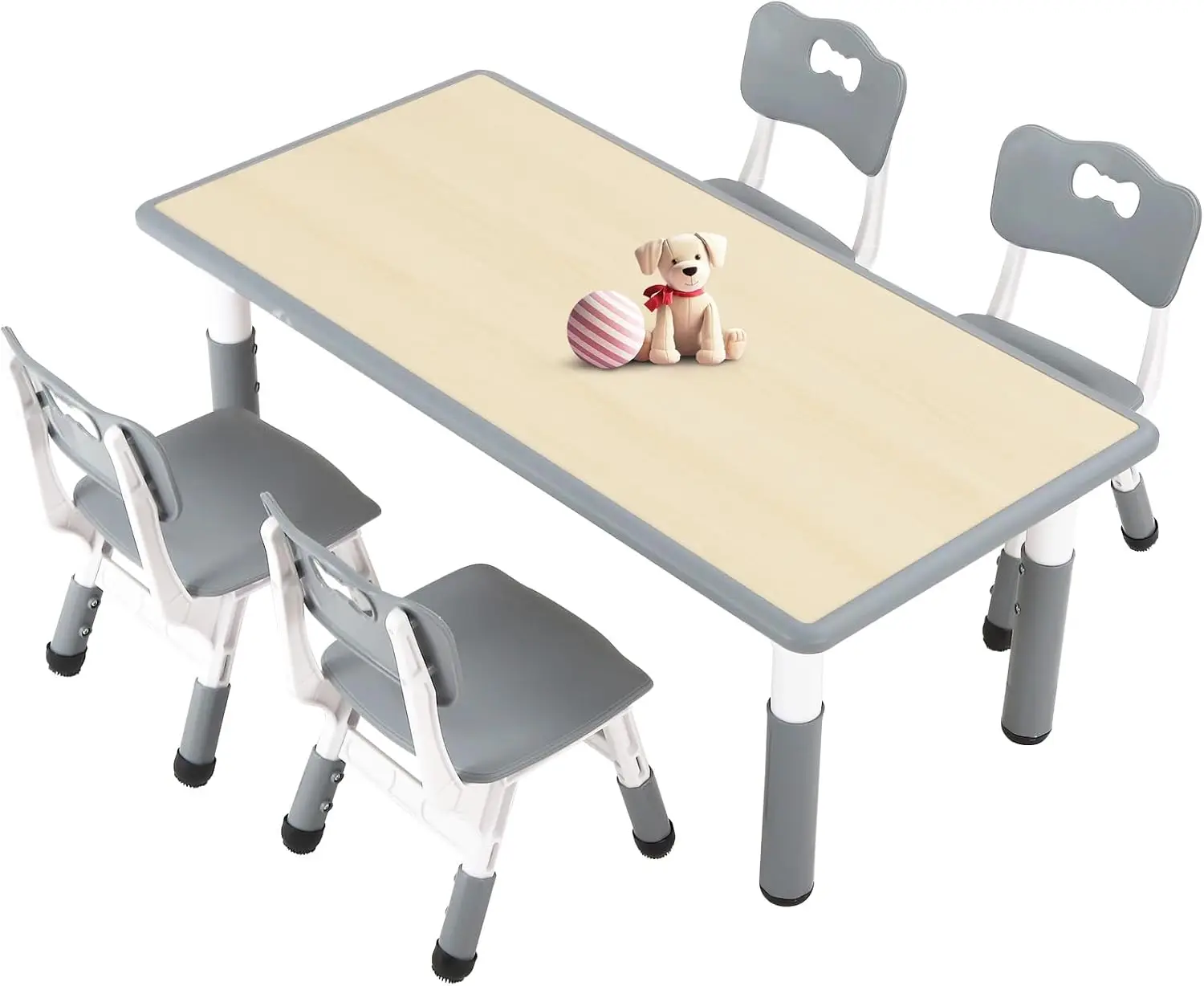 Kids Table and 4 Chairs Set fo - đánh giá và giá Art Craft Toddlers