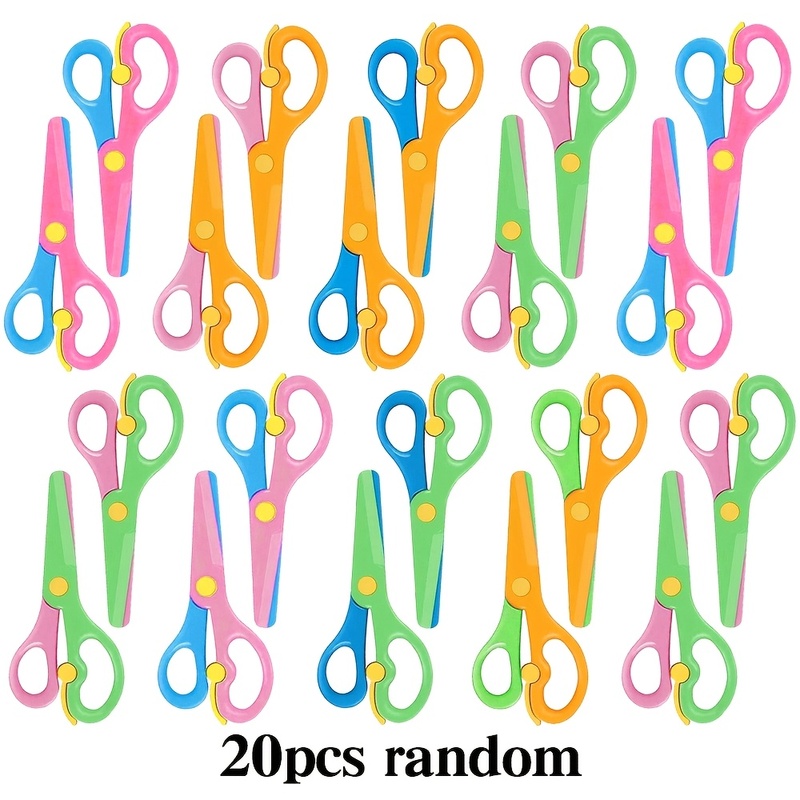 10/20Pcs Kids Safety Plastic S - đánh giá và giá Art Craft For Preschoolers