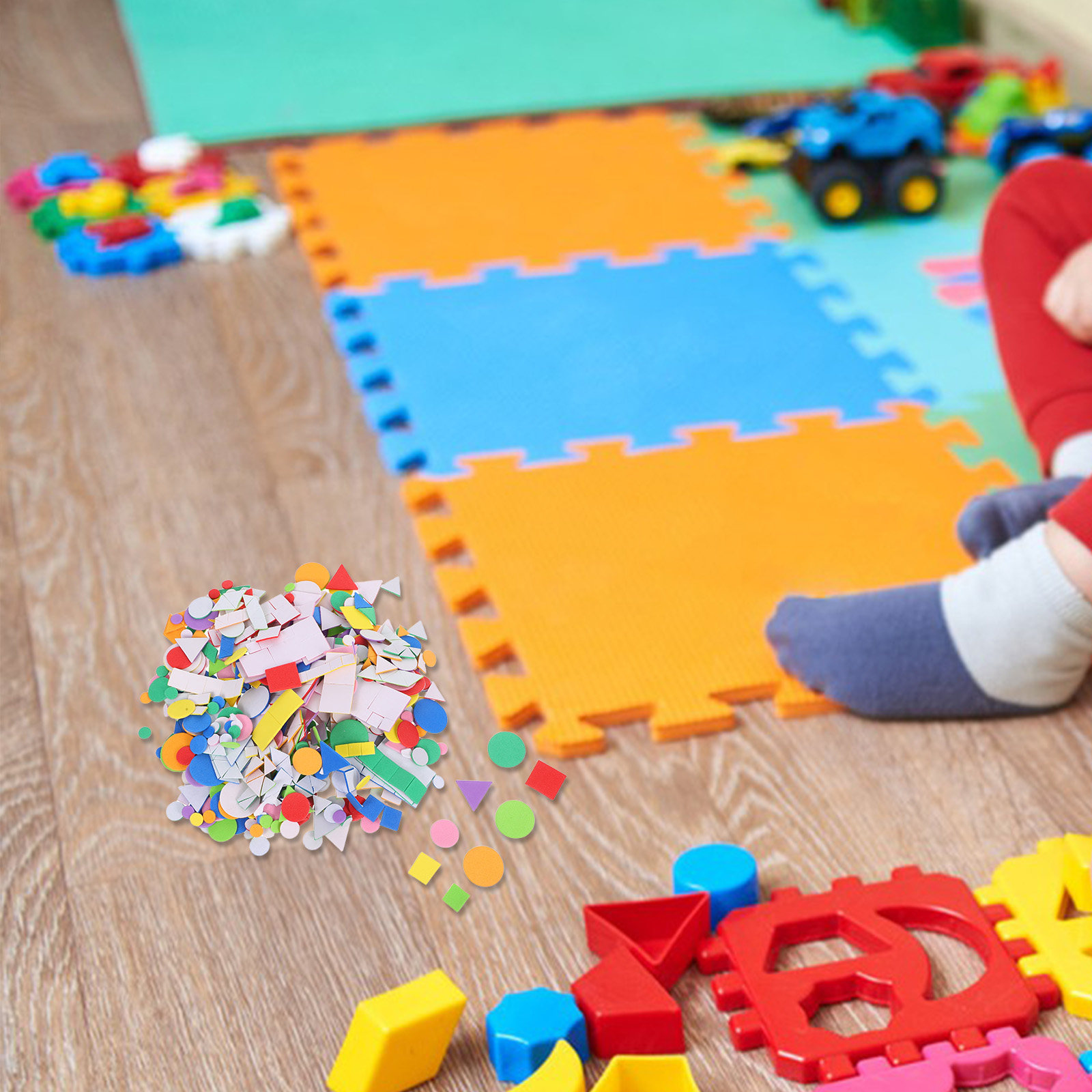 Foam Shape Stickers 960Pcs Sel - đánh giá và giá Art Craft For Preschoolers