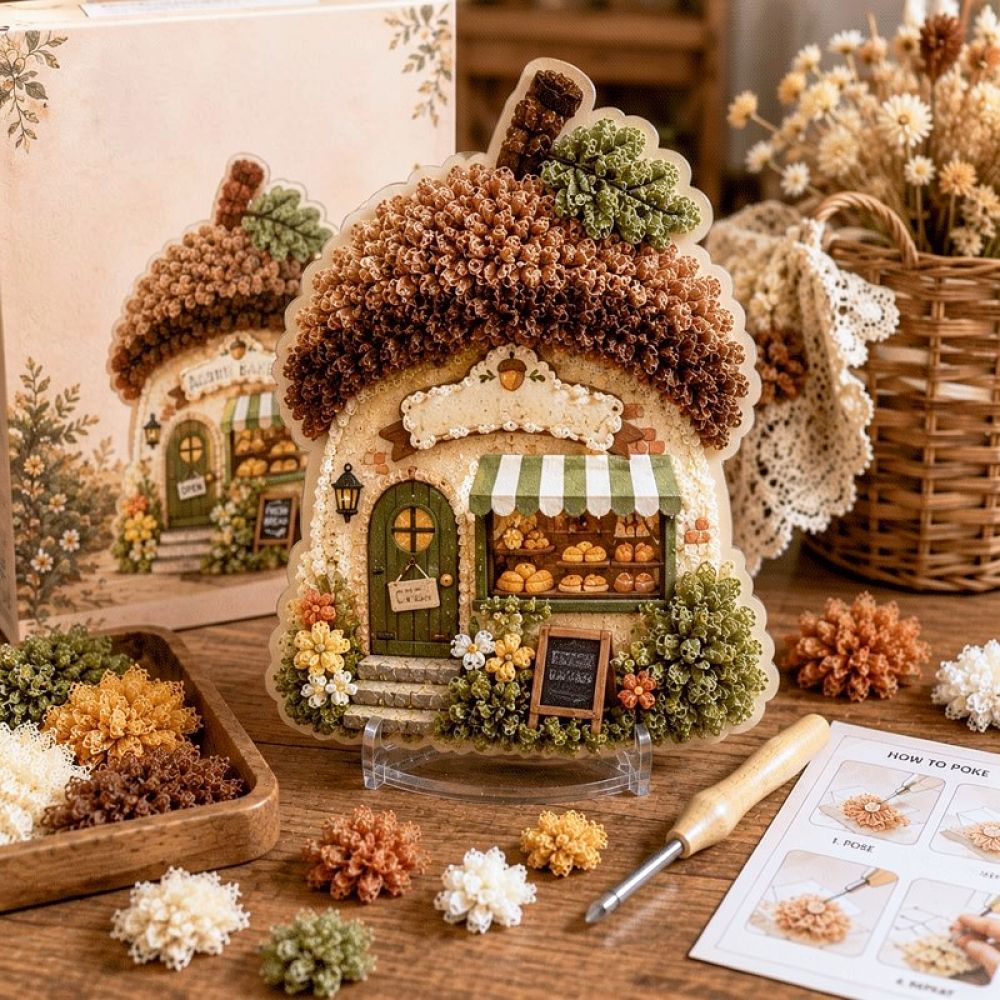 Creative 3D Fabric Poke Embroi - đánh giá và giá Art Craft Bakery