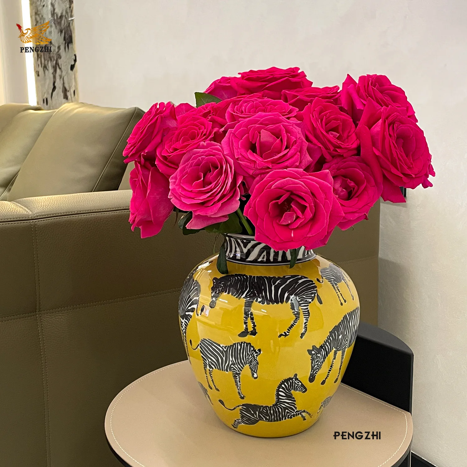 Ceramic Vase Zebra Pattern Vin - đánh giá và giá Art Craft Zebra