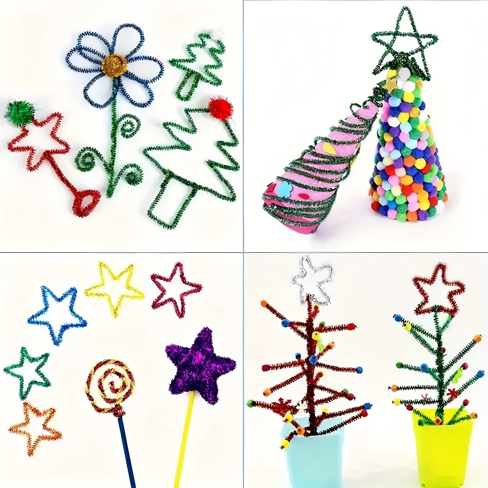 Sparkling Plush Pipe Cleaners  - đánh giá và giá Art Craft House Making