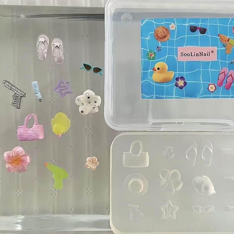 [E] 3D Silicone Mold Nail Art  - đánh giá và giá Art Craft Hat