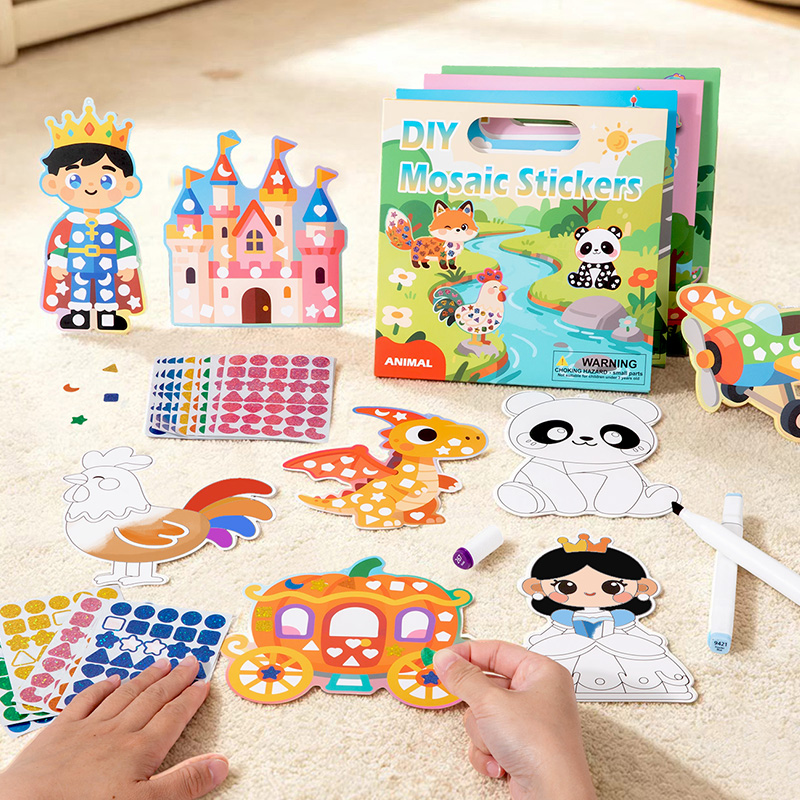 2-in-1 DIY Mosaic Sticker & Co - đánh giá và giá Art Craft Dinosaur