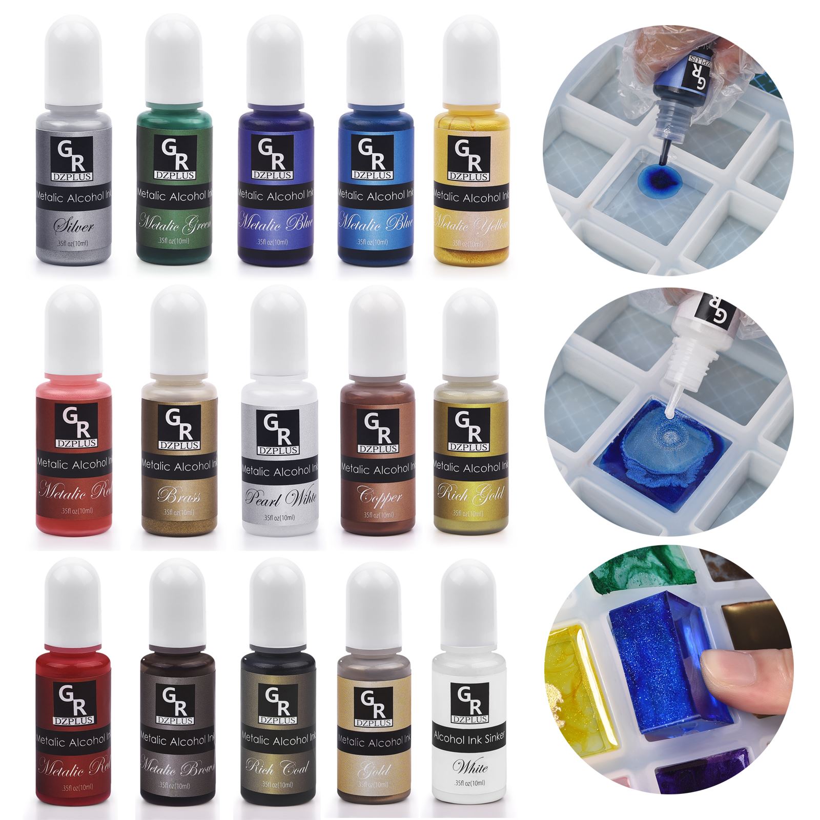 1 Bộ Nhựa Sắc Tố Bộ Nghệ Thuật - đánh giá và giá Alcohol Ink Set